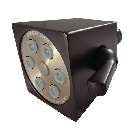 Kingston Brass Shower Head, Oil Rubbed Bronze, Wall Mount K230A5
